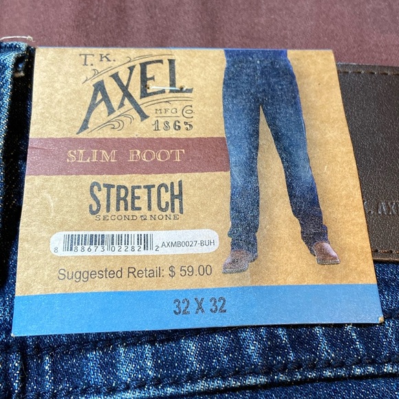 Slim Boot Cut Jeans by T.K. Axel Brand.  NWT! - Picture 10 of 16